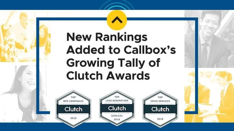 New Rankings Added to Callbox’s Growing Tally of Clutch Awards