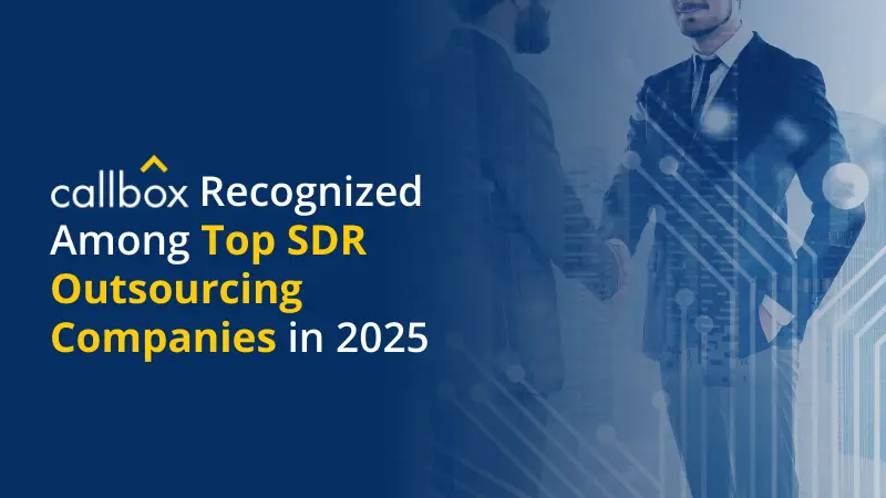 Callbox Recognized Among Top SDR Outsourcing Companies in 2025