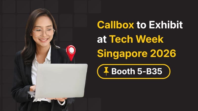 Callbox to Exhibit at Tech Week Singapore 2026 — Booth 5-B35