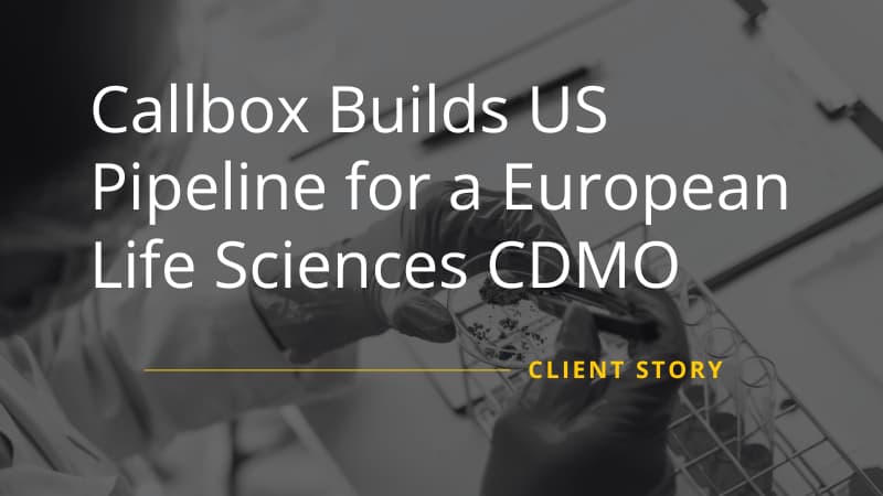 US Pipeline for a Canadian Life Sciences Case Study