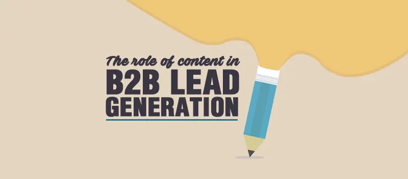 The Role of Content in B2B Lead Generation (Infographic)