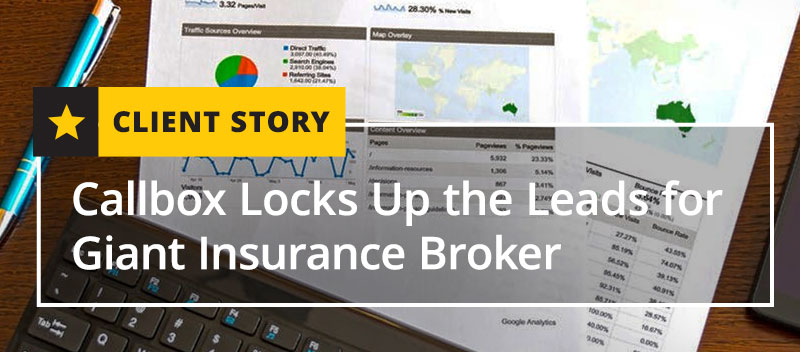 Callbox Locks Up the Leads for Giant Insurance Broker