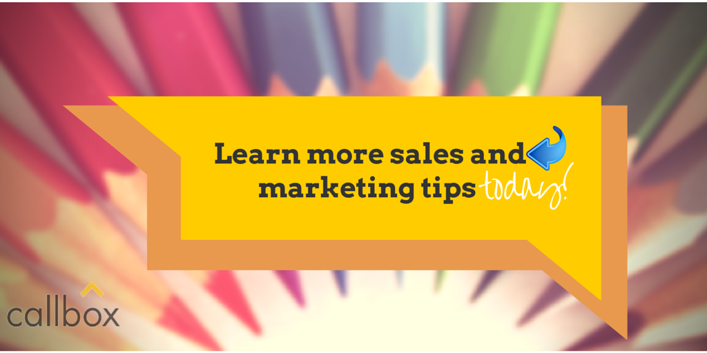 Learn More Sales and Marketing Tips