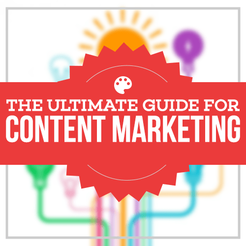 The ultimate guide for content marketing ebook cover