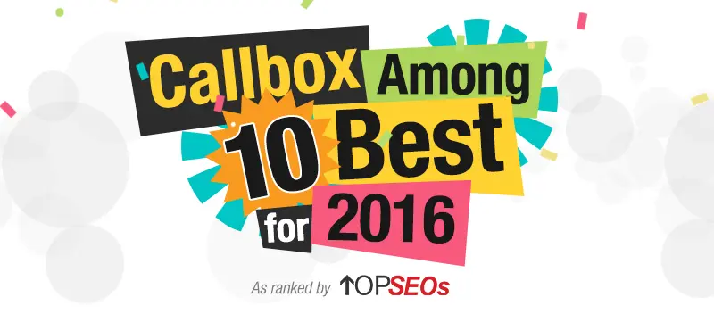 Callbox is Ranked Top 3 in Best Lead Generation Companies By TopSEOs.com