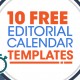 10 FREE Content Marketing Editorial Calendar
