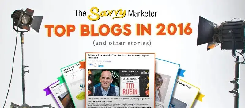 The Savvy Marketer’s Top Blogs in 2016 (and other Stories)