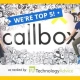 Featured Image of Callbox office with text saying "We're Top 5! As ranked by Technology Advice"