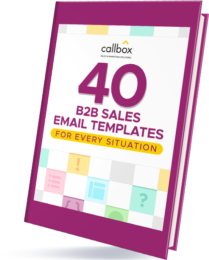 40 B2B Sales Email Templates for Every Situation eBook Cover