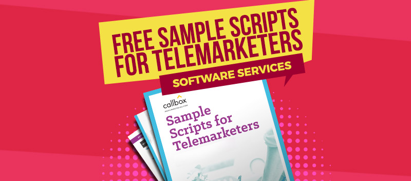 Sample Scripts for Telemarketers - Software Services
