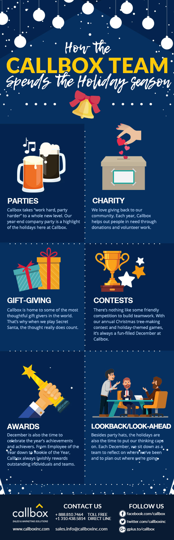 How the Callbox Team Spends the Holiday Season [INFOGRAPHIC]