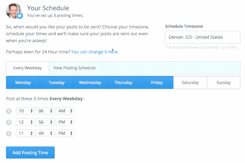 Improve Your Social Scheduling