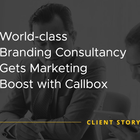 Client Success Story World-class Branding Consultancy Gets Marketing Boost with Callbox