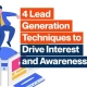 4 Lead Generation Techniques to Drive Interest and Awareness (Featured Image)