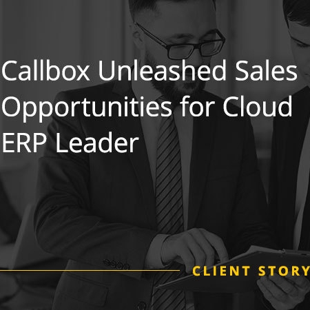 Callbox Unleashed Sales Opportunities for Cloud ERP Leader (Featured Image)