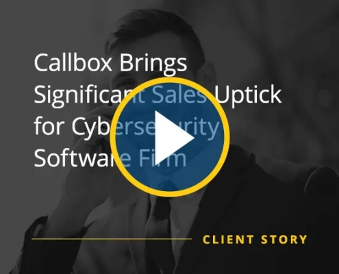 Lead Generation Campaign Success Image for Callbox Brings Significant Sales Uptick for Cybersecurity Software Firm