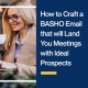 How to Craft a BASHO Email that will Land You Meetings with Ideal Prospects