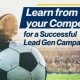 Learn From Your Competition for a Successful Lead Gen Campaign