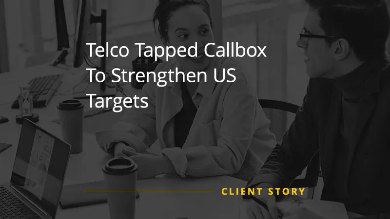 Telco Tapped Callbox To Strengthen US Targets