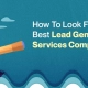 How-To-Look-For-The-Best-Lead-Generation-Services-Company