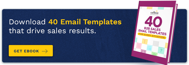 Download B2B sales email templates