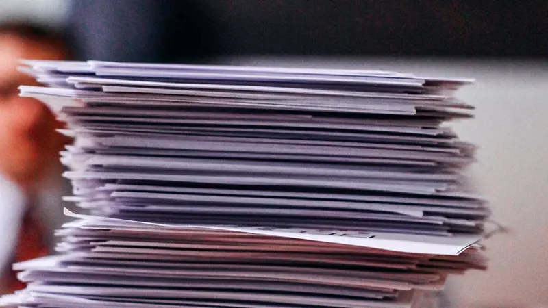 Stack of papers