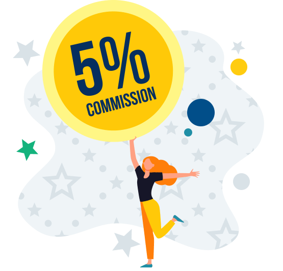 5 Percent Commission