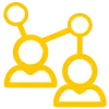 Illustration of connected people