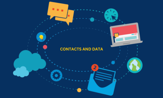 Contacts and Data Illustration