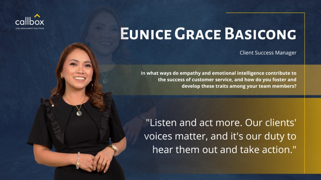 Eunice Grace Basicong, Callbox Client Success Manager for International Women's Day 2023
