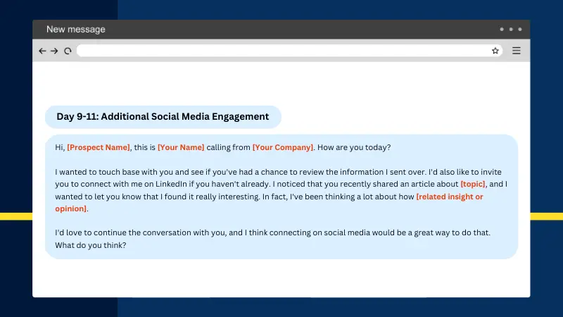 sample script for social media engagement