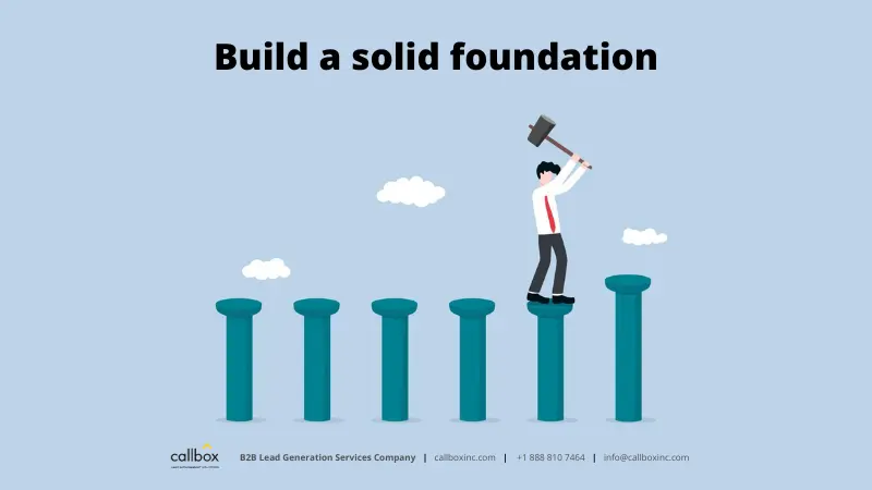 Callbox image for build a solid foundation