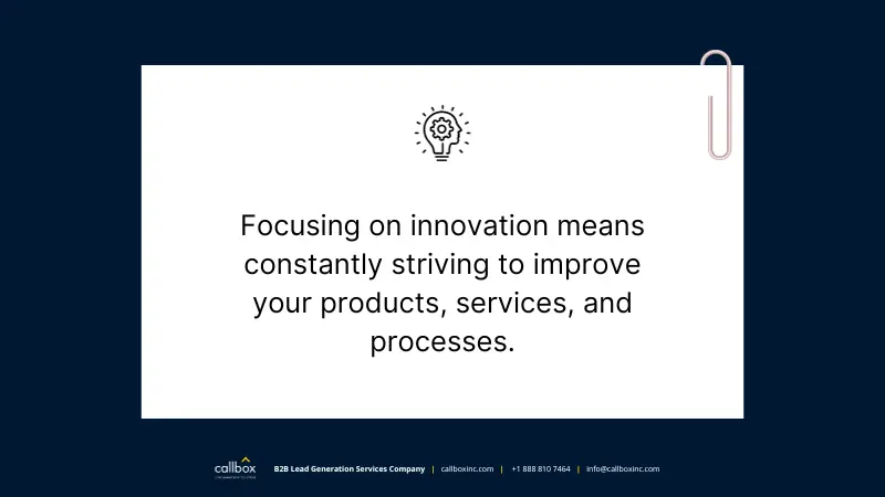 Callbox image for focus on innovation