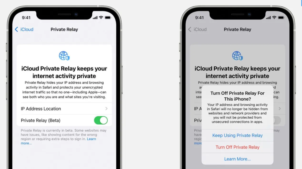image for iPhone 15  feature of iCloud private relay