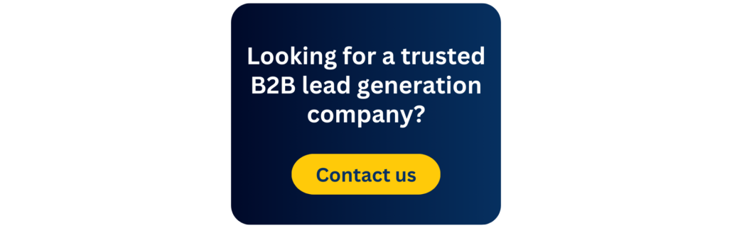 Callbox call to action for trusted b2b lead generation company