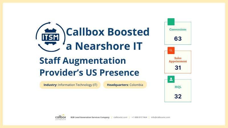 Callbox clients success story of a Mexican IT staff augmentation provider