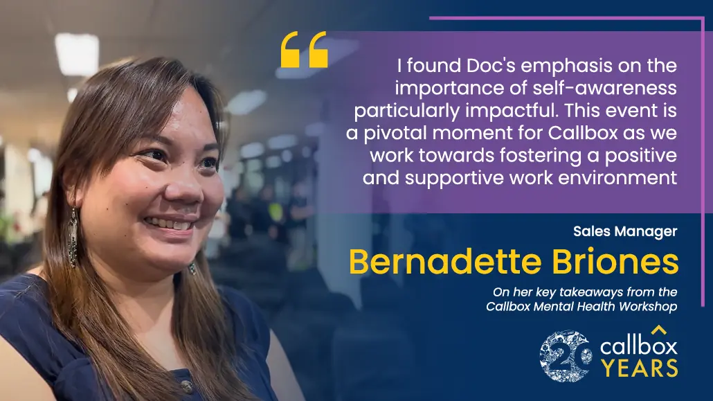 Bernadette Briones talk about what she get from Dr. Aguadera