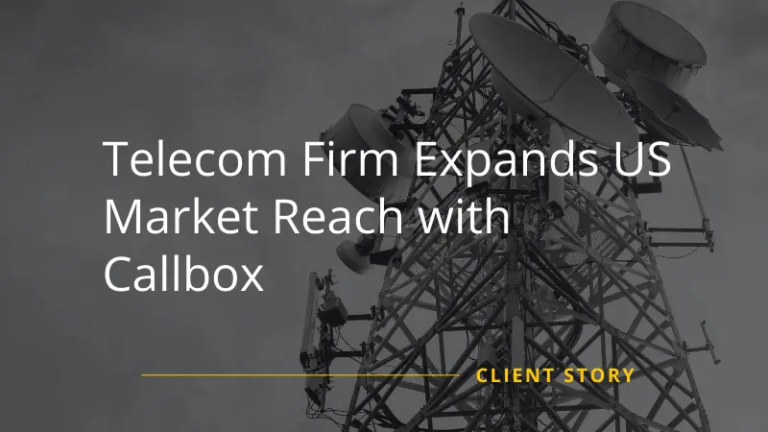 Telecom Firm Expands US Market Reach with Callbox