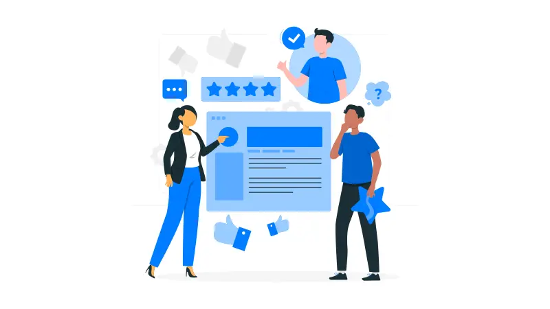 build trust through reviews