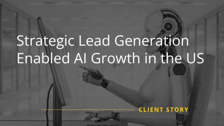 Strategic Lead Generation Enabled AI Growth in the US