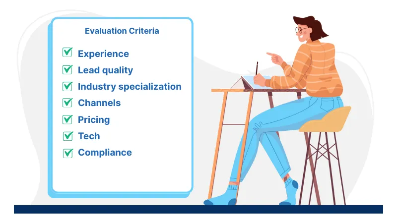 Checklist of selection criteria