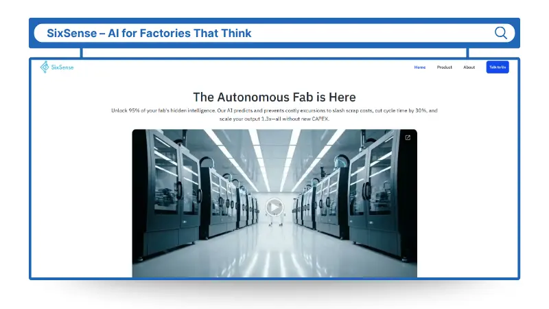 SixSense – AI for Factories That Think