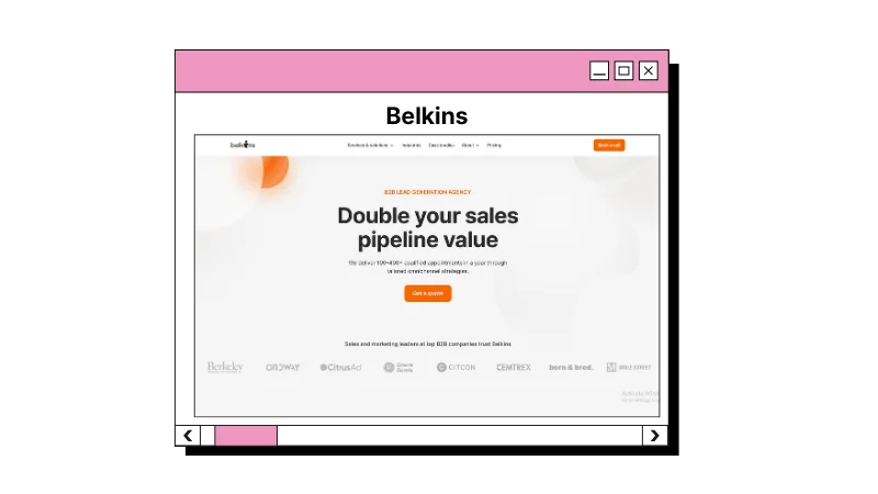 Belkins top lead gen agency