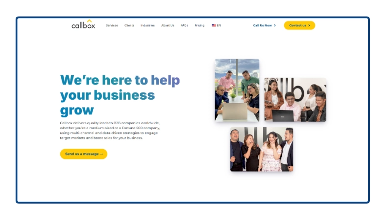 Top B2B Appointment Setting 2026 - Callbox