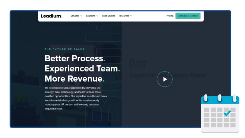 Top B2B Appointment Setting 2026 - Leadium