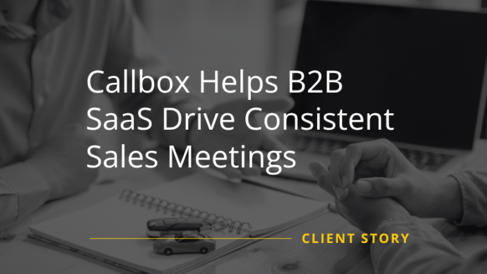B2B SaaS Drive Consistent Sales Meetings