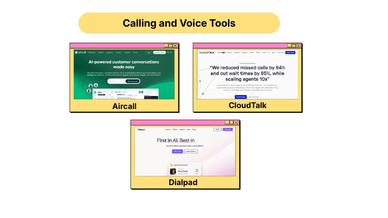 calling and voice tools