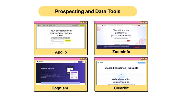prospecting and data tools
