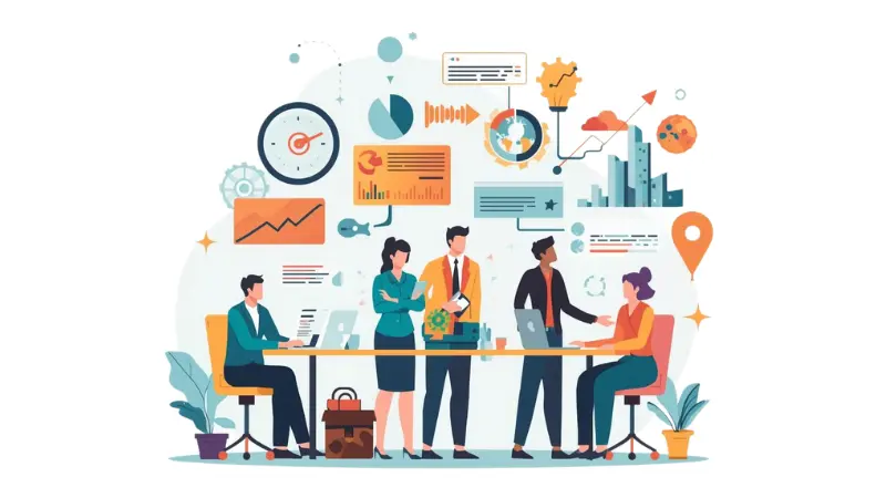 illustration for building lead gen team