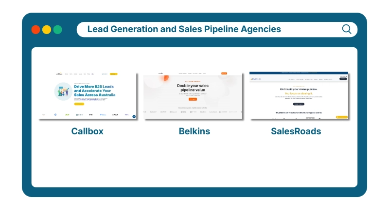 Lead Generation and Sales Pipeline Agencies